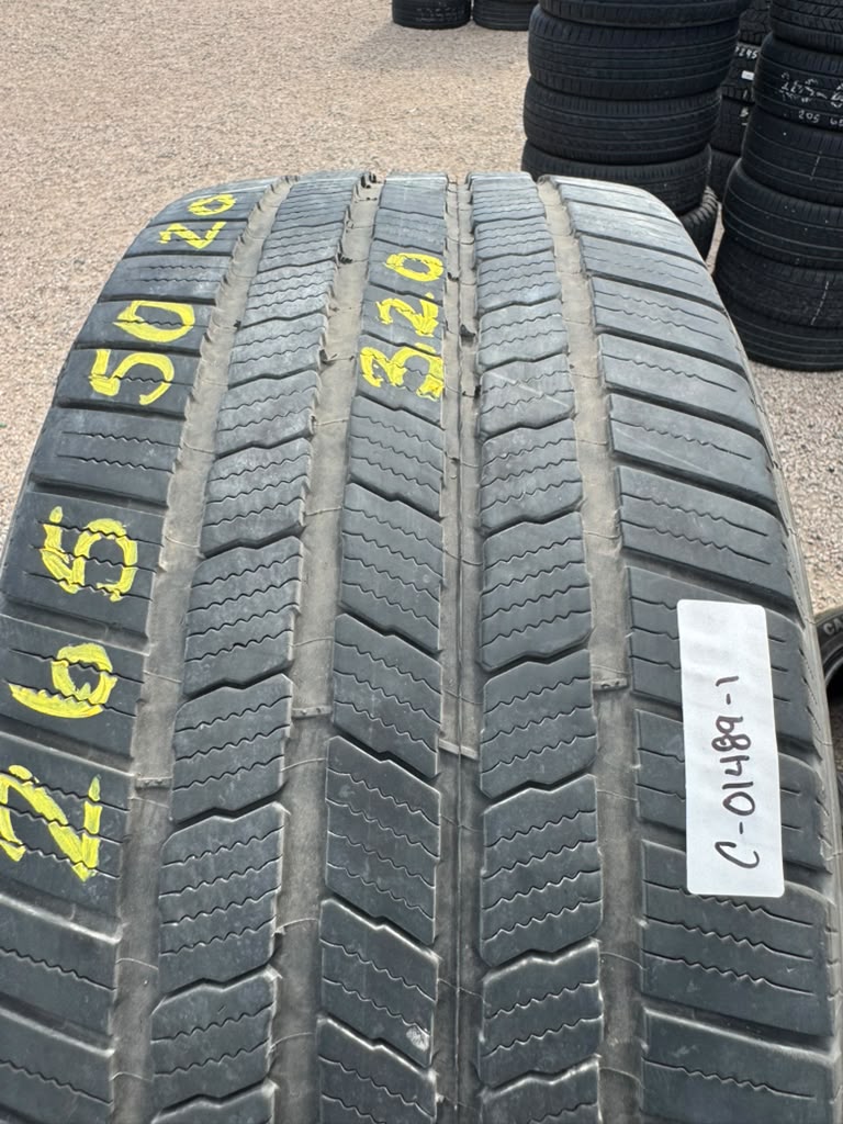 265/50R20 Set (4 Used Tires) Michelin Defender LTX M/S