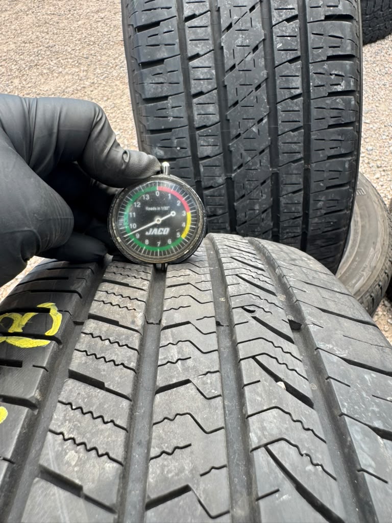 225/60R18 Pair (2 Used Tires) Hercules Road Tour Connect
