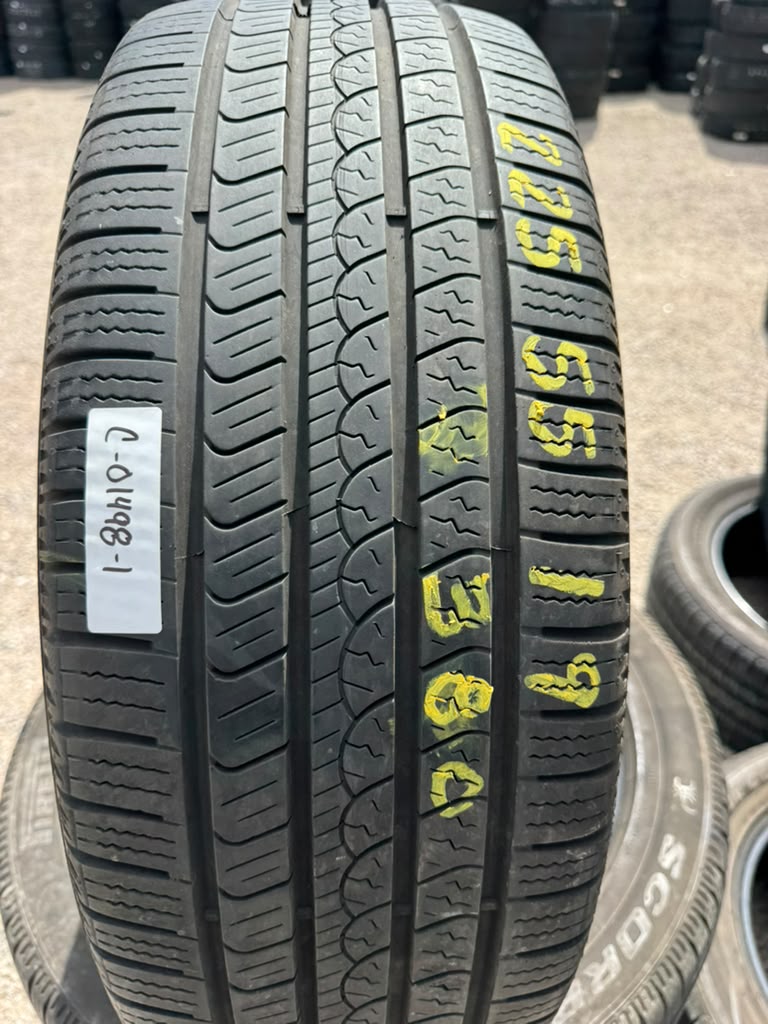 225/55R19 Set (4 Used Tires) Pirelli Scorpion AS Plus 3