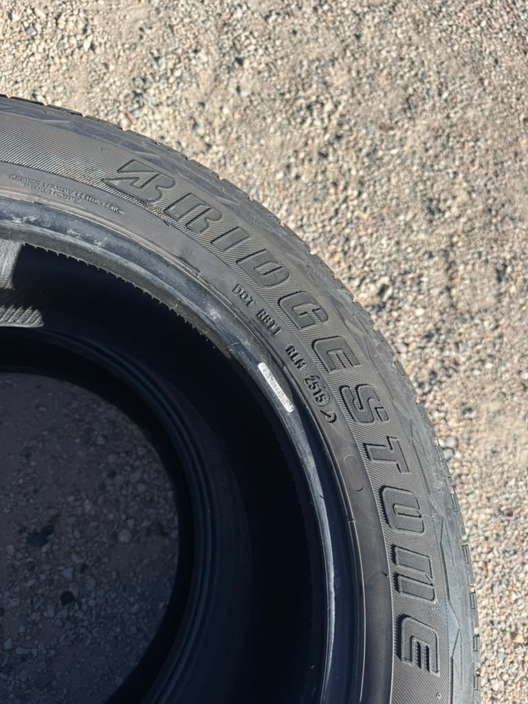 265/50R20 Pair (2 Used Tires ) Bridgestone Dueler H/L