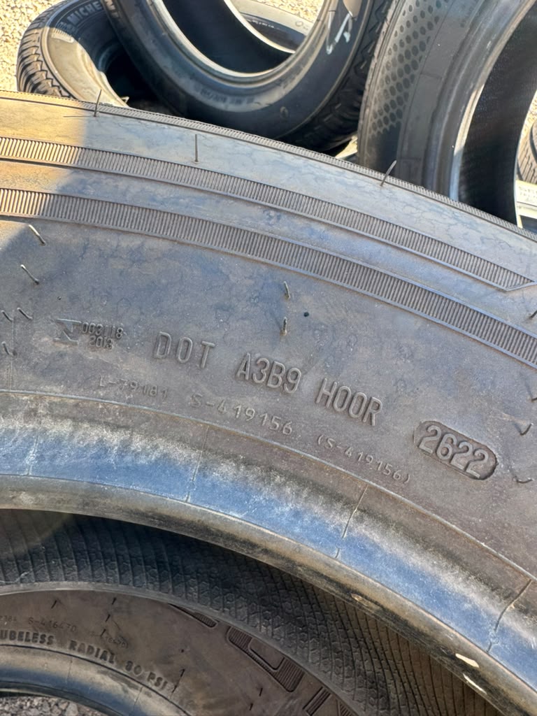 LT275/65R18 Pair (2 Used Tires) Continental Contitrac