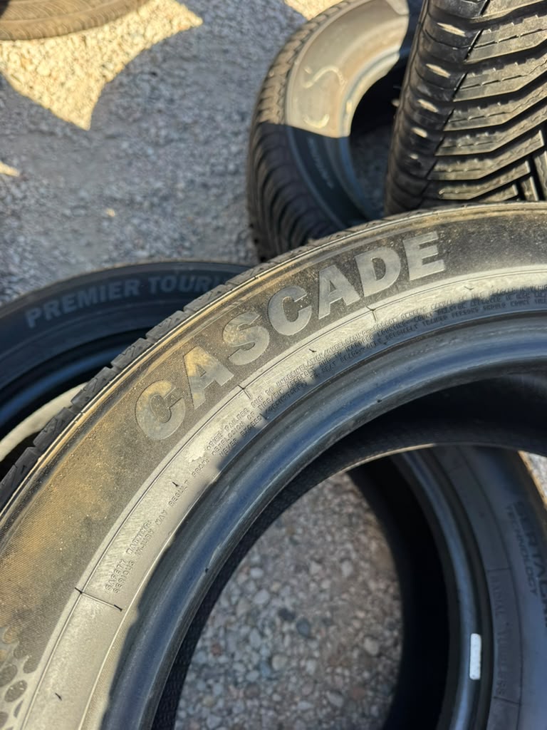 235/55R19 Pair (2 Used Tires) Cascade Premier Touring Tire