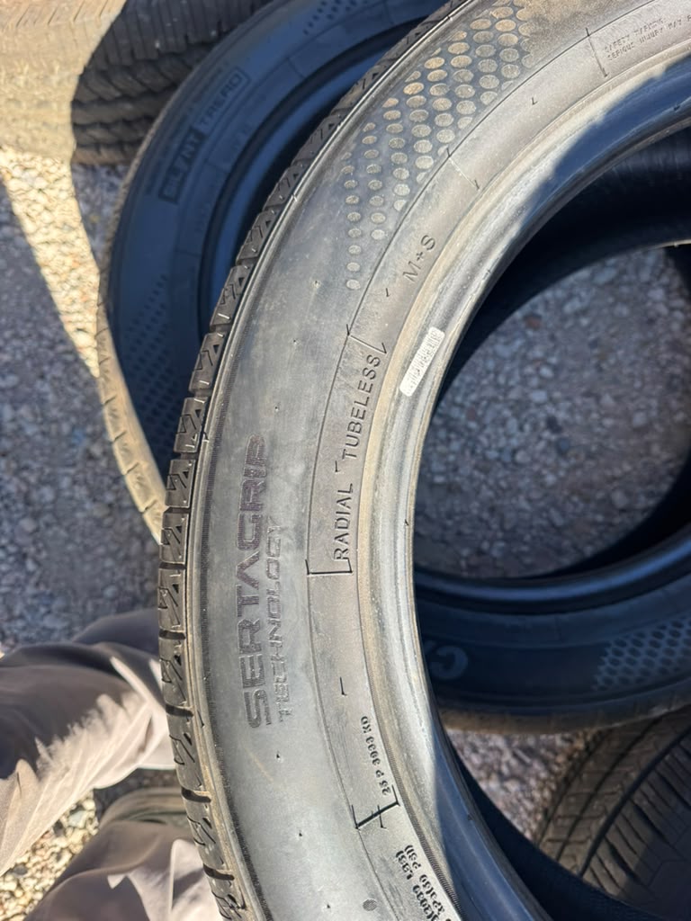 235/55R19 Pair (2 Used Tires) Cascade Premier Touring Tire