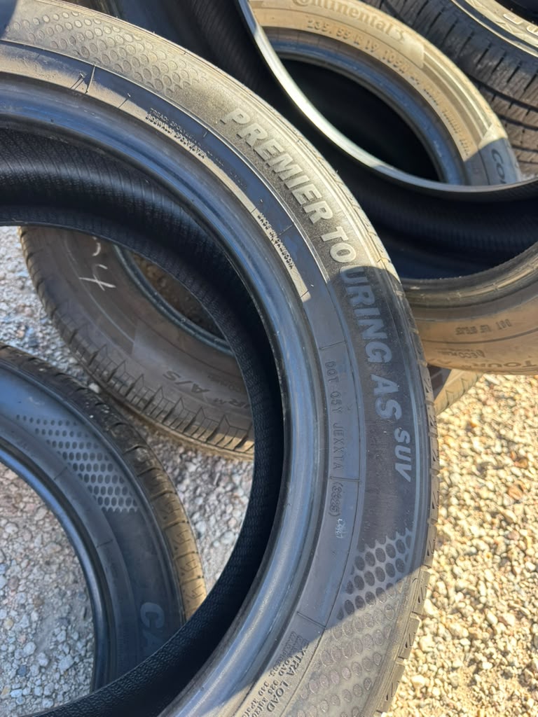 235/55R19 Pair (2 Used Tires) Cascade Premier Touring Tire
