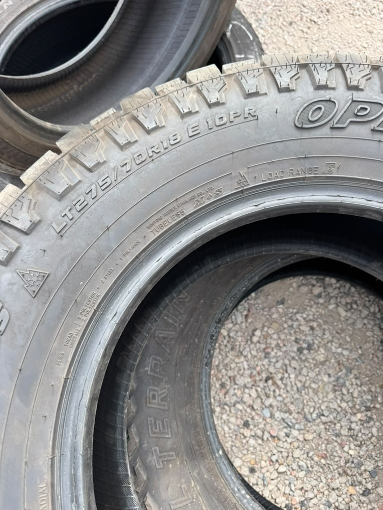 LT275/70R18 Pair (2 Used Tires) Mazama Open Range - 📍 Commerce City