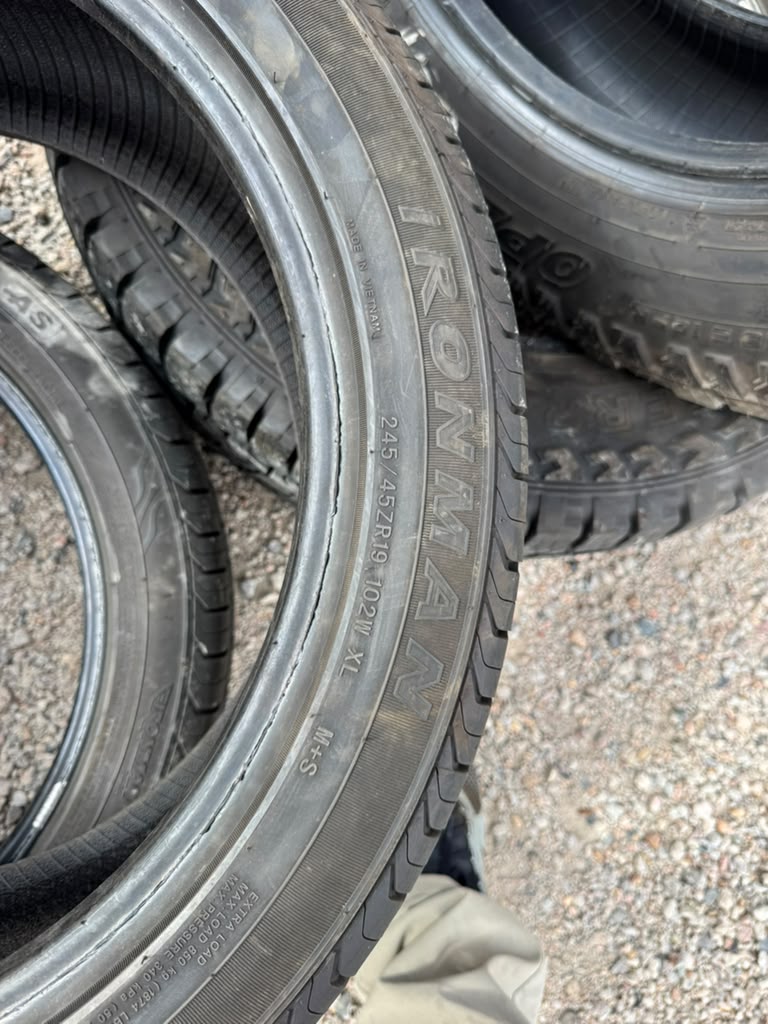 245/45R19 Pair (2 Used Tires) Ironman iMove Gen 2 - 📍 Commerce City