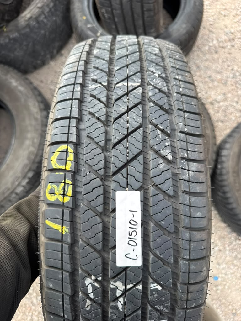 225/65R17 Pair (2 Used Tires) Bridgestone Alenza AS Ultra