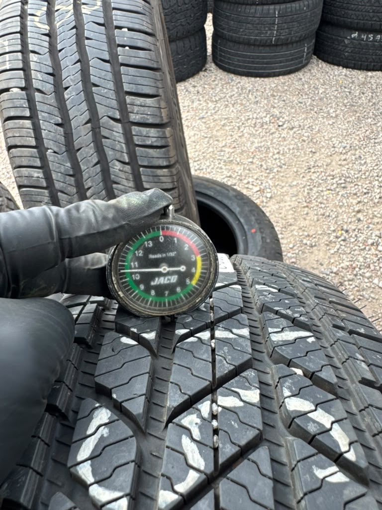 225/65R17 Pair (2 Used Tires) Bridgestone Alenza AS Ultra