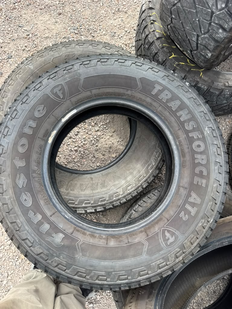 LT235/80R17 Pair (2 Used Tires) Firestone Transforce AT2 - 📍 Commerce City