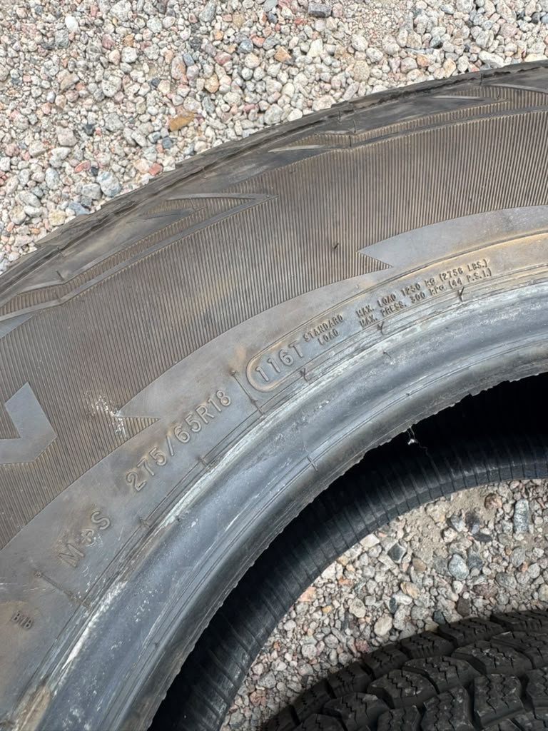 275/65R18 Pair (2 Used Tires) Cooper Discoverer - 📍 Commerce City
