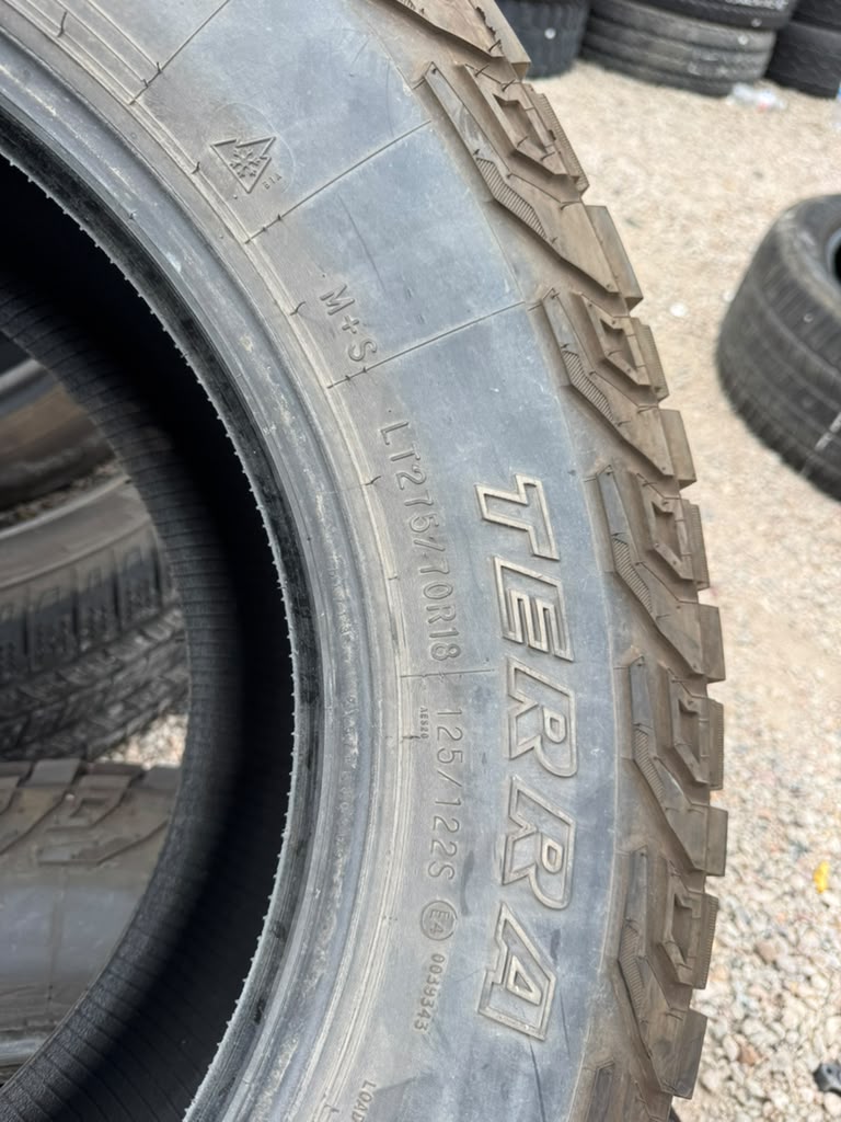 LT275/70R18 Pair (2 Used Tires) Hercules Terra Trac - 📍 Commerce City