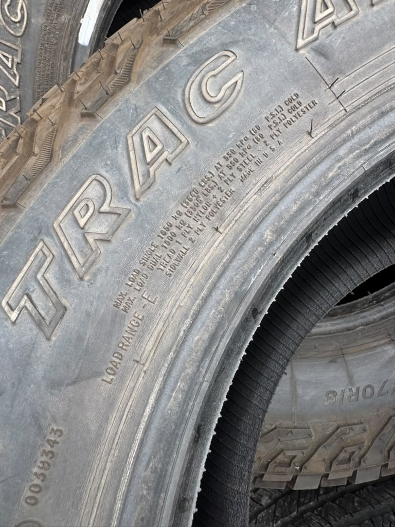 LT275/70R18 Pair (2 Used Tires) Hercules Terra Trac - 📍 Commerce City