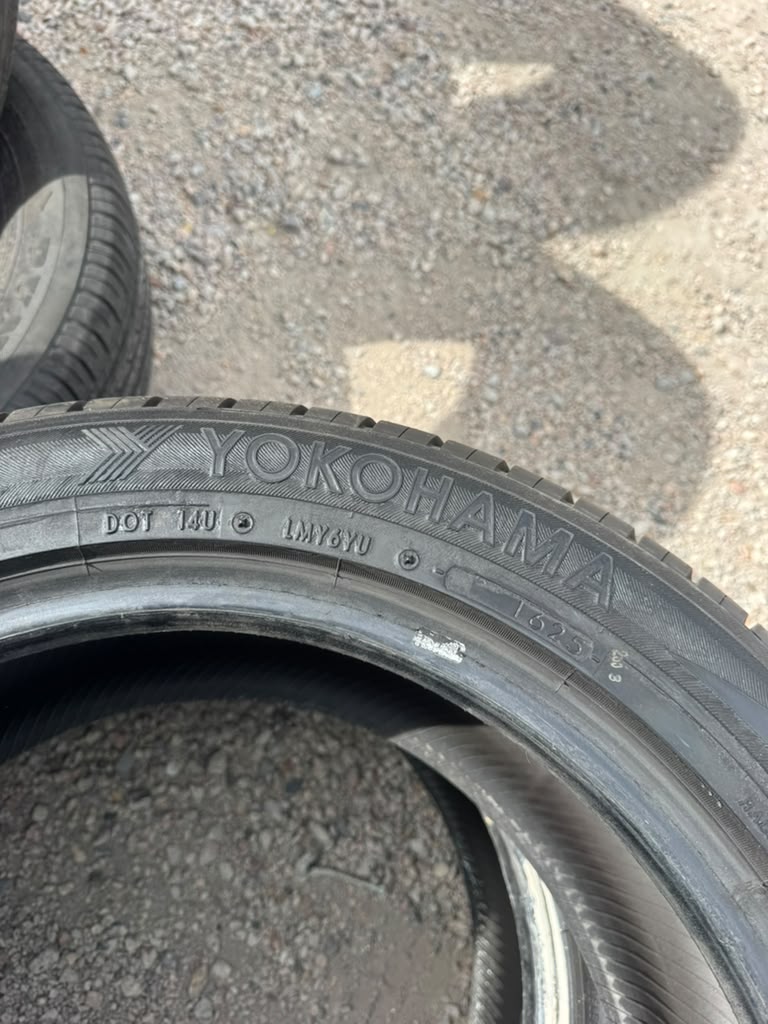 215/55R17 Pair (2 Used Tires) Yokohama YK-GTX