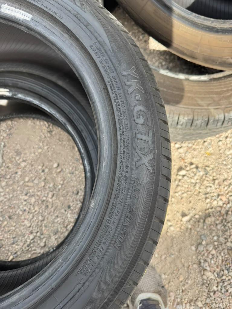 215/55R17 Pair (2 Used Tires) Yokohama YK-GTX