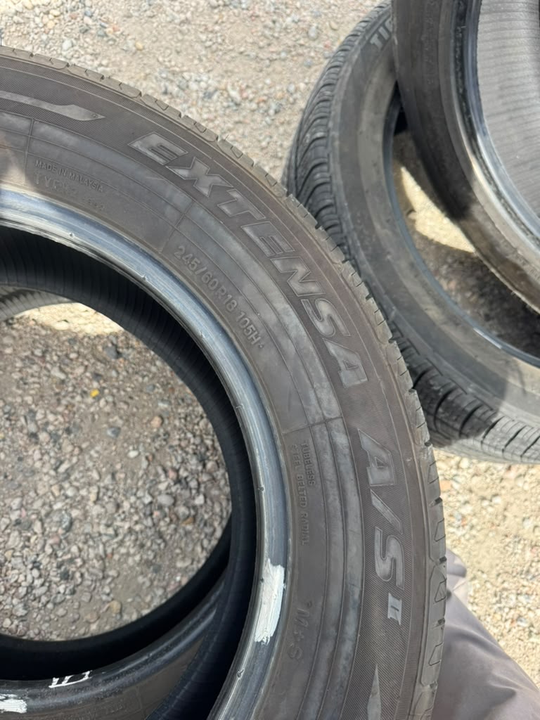 245/60R18 Pair (2 Used Tires) Toyo Extensa - 📍 Commerce City