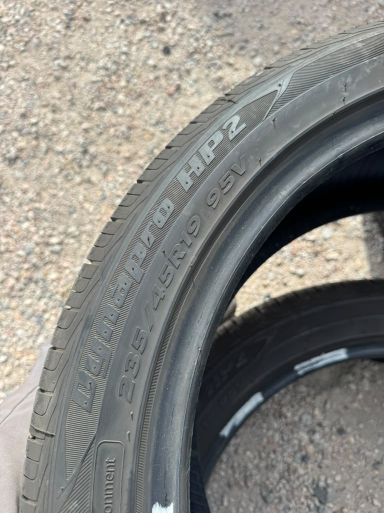 235/45R19 Pair (2 Used Tires) Hankook DynaPro HP2 - 📍 Commerce City
