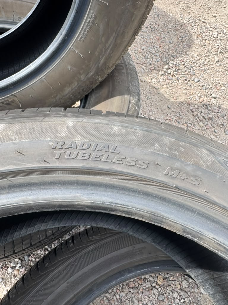 235/45R19 Pair (2 Used Tires) Hankook DynaPro HP2