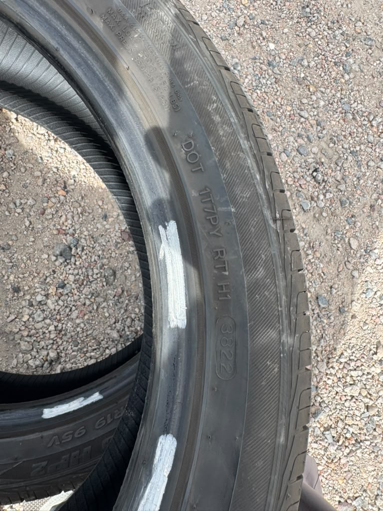 235/45R19 Pair (2 Used Tires) Hankook DynaPro HP2 - 📍 Commerce City
