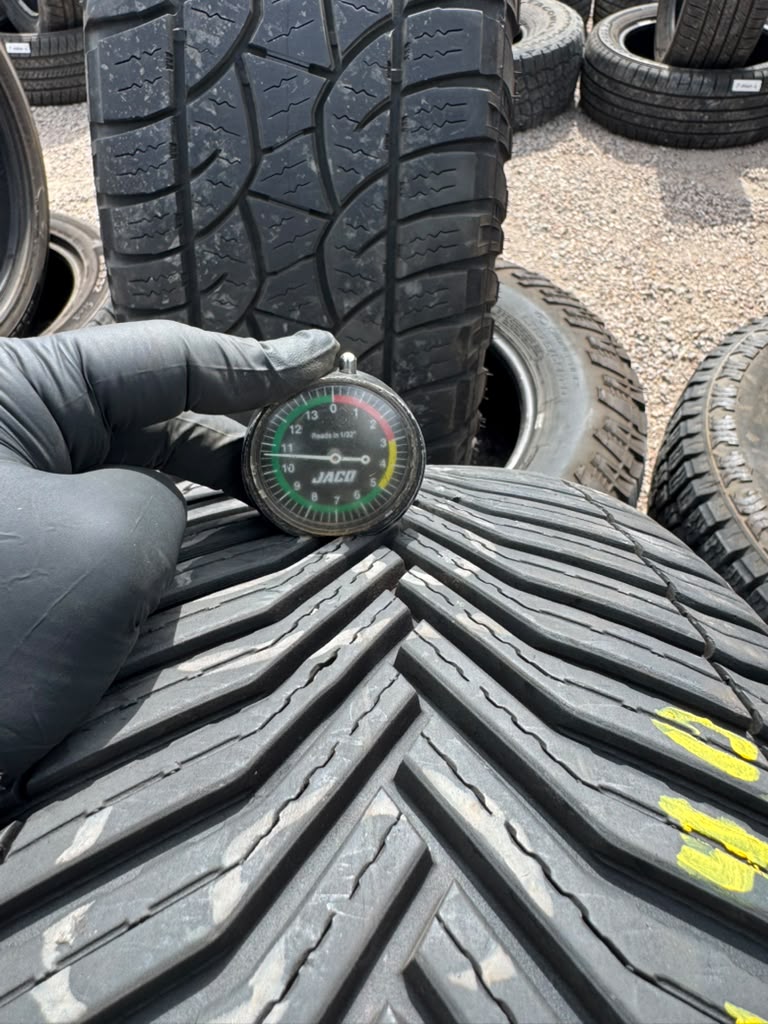225/55R18 Pair (2 Used Tires) Michelin Cross Climate