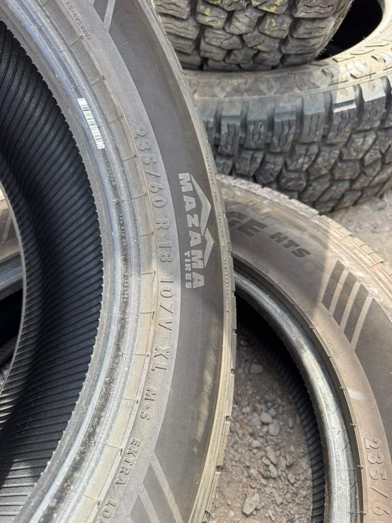235/60R18 Pair (2 Used Tires) Mazama Open Range HTS