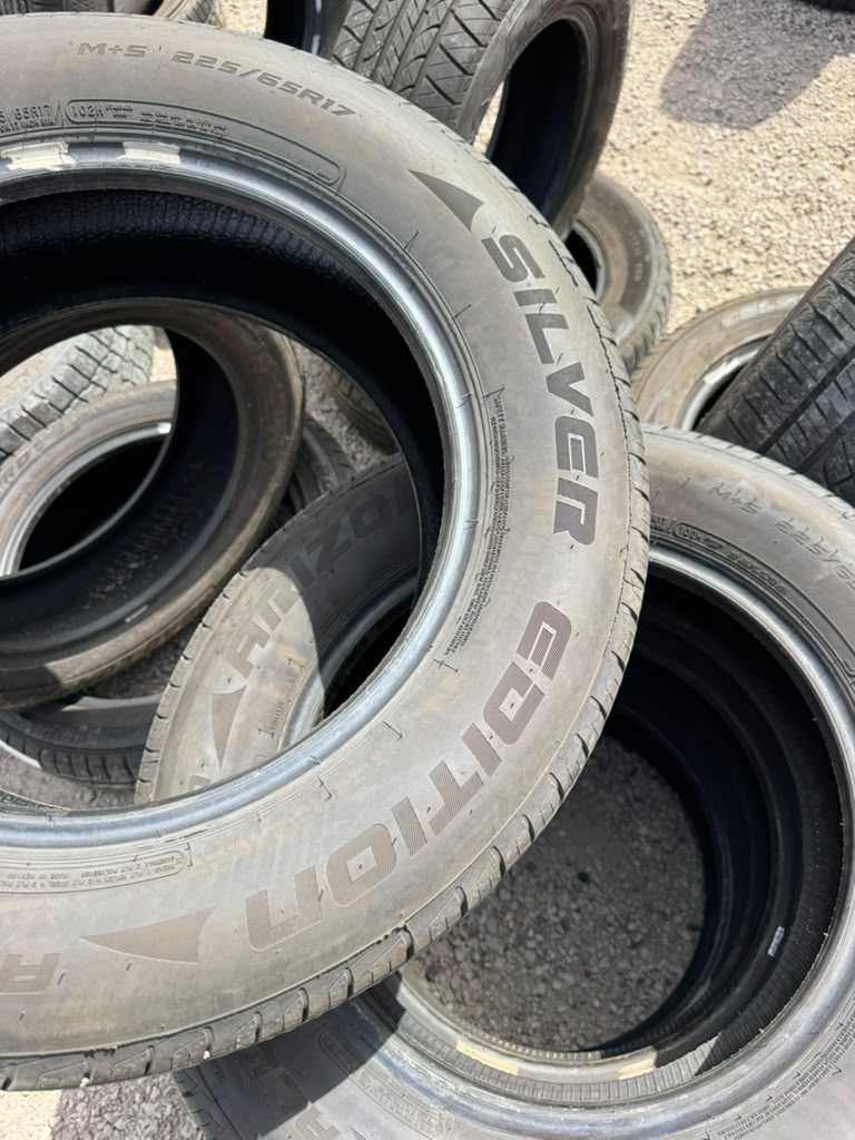 225/65R17 Set (4 Used Tires) Arizonian Silver Edition