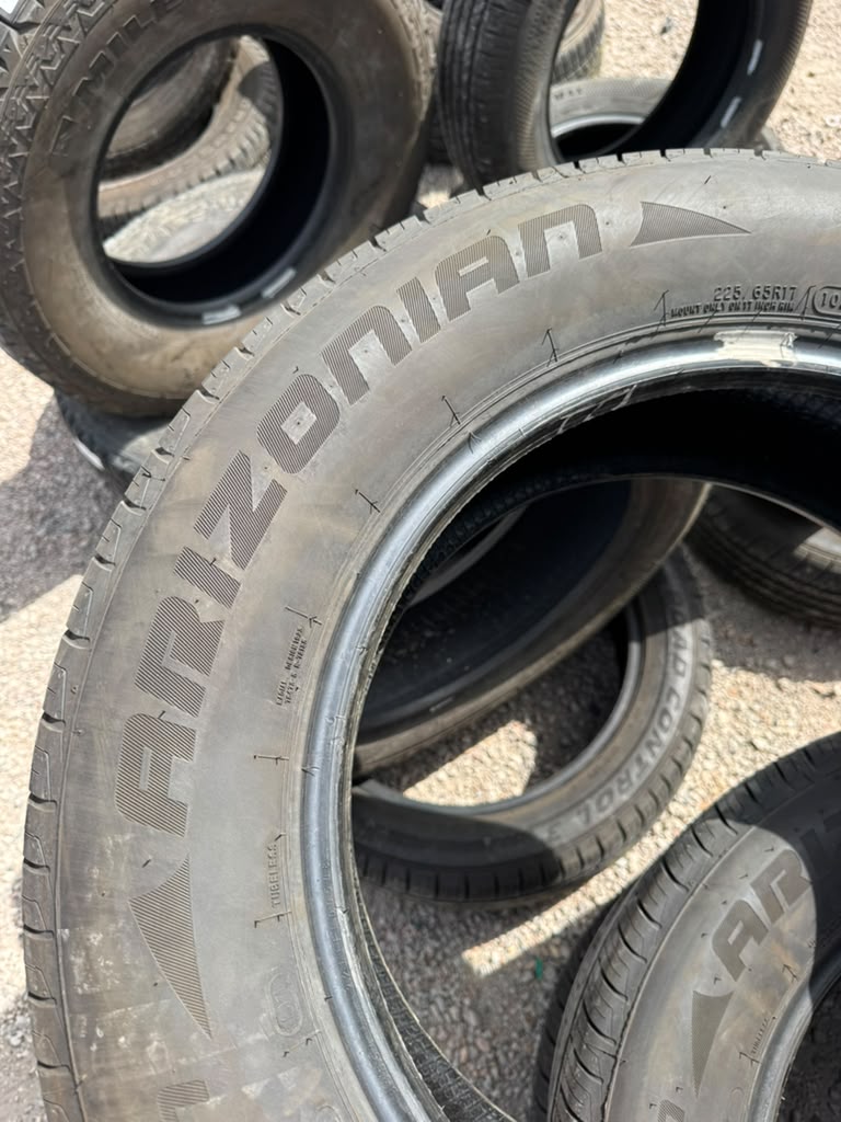 225/65R17 Set (4 Used Tires) Arizonian Silver Edition