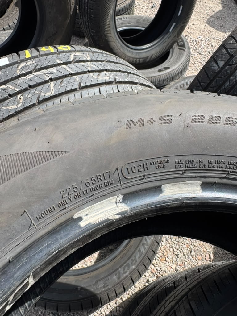 225/65R17 Set (4 Used Tires) Arizonian Silver Edition