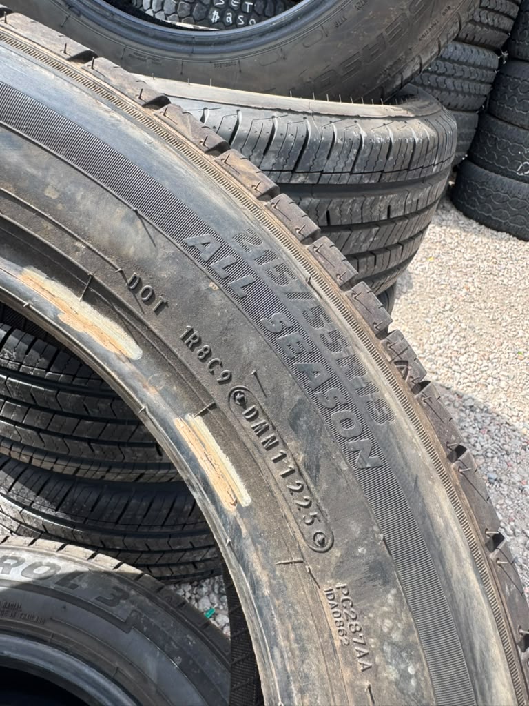 215/55R18 Pair (2 Used Tires) DeanTires Road Control 3 - 📍 Commerce City