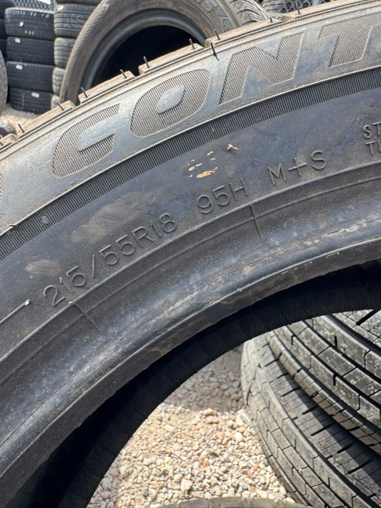 215/55R18 Pair (2 Used Tires) DeanTires Road Control 3 - 📍 Commerce City