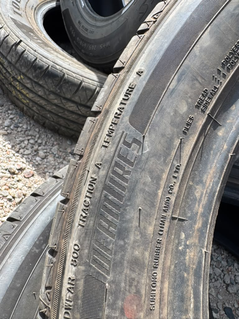 215/55R18 Pair (2 Used Tires) DeanTires Road Control 3