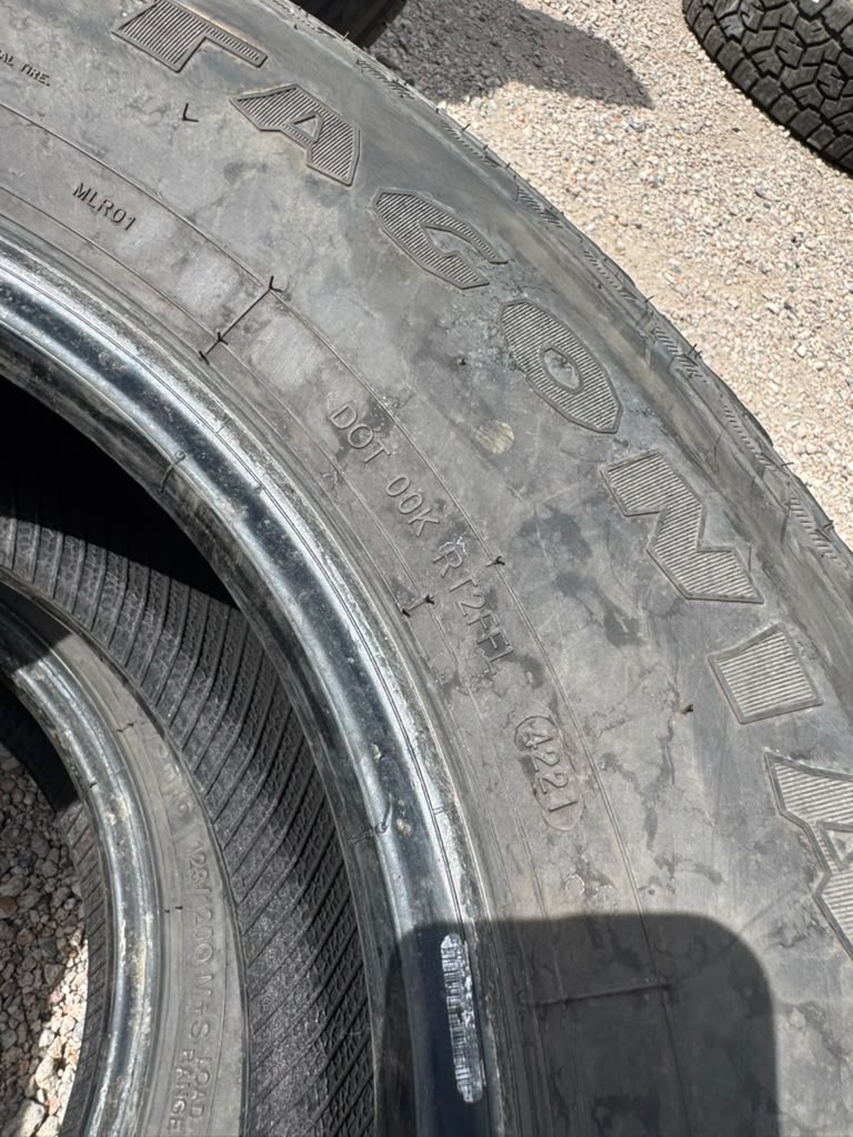 LT265/75R16 Pair (2 Used Tires) Milestar Patagonia - 📍 Commerce City