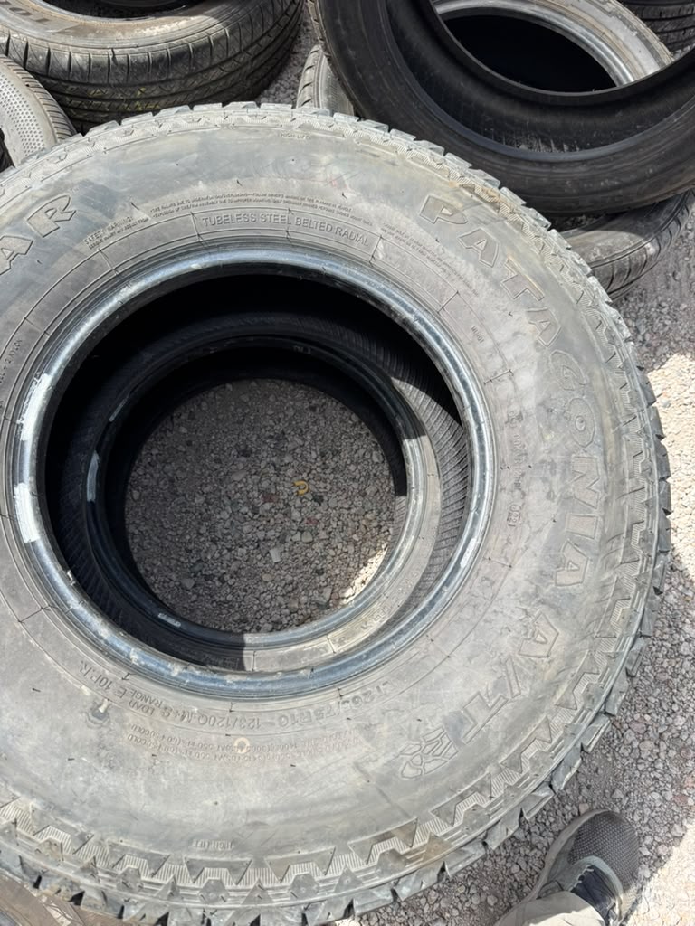 LT265/75R16 Pair (2 Used Tires) Milestar Patagonia - 📍 Commerce City