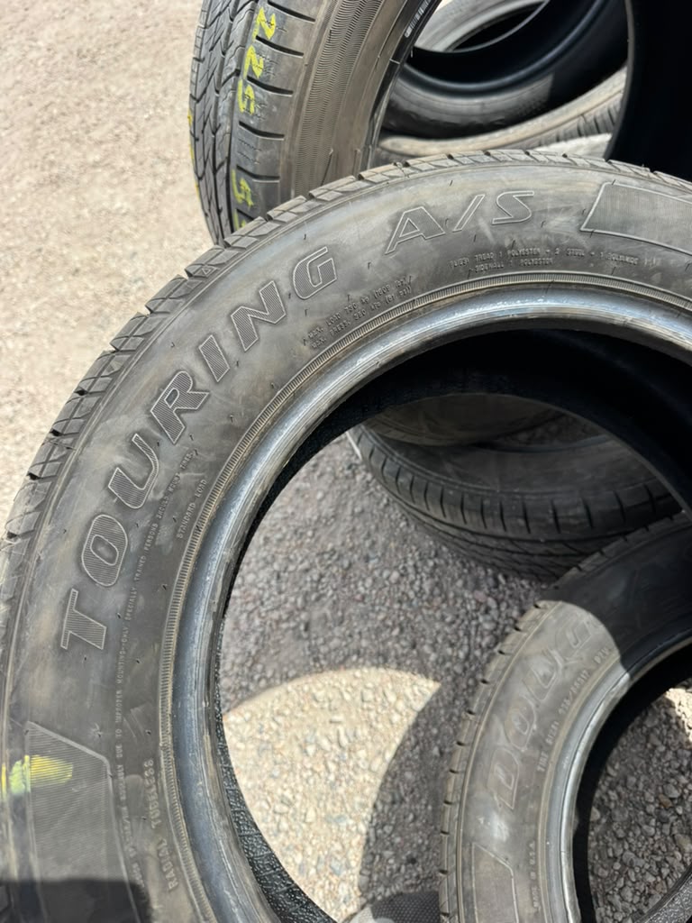 225/55R17 Pair (2 Used Tires) Douglas Touring