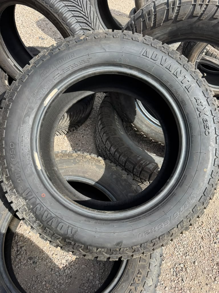 LT275/65R20 Pair (2 Used Tires) Advanta ATX850 - 📍 Commerce City