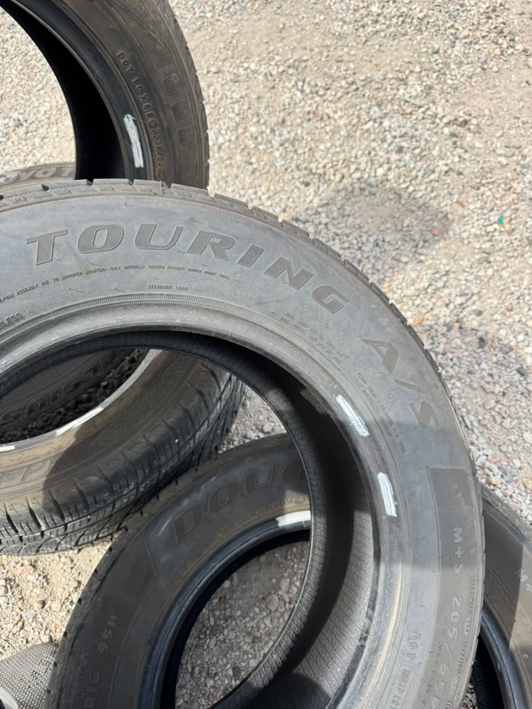 205/65R16 Pair (2 Used Tires) Douglas Touring