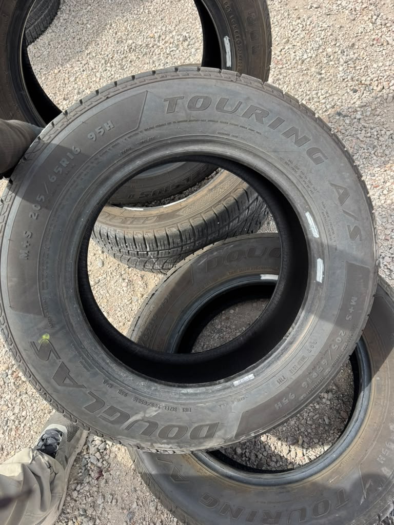205/65R16 Pair (2 Used Tires) Douglas Touring