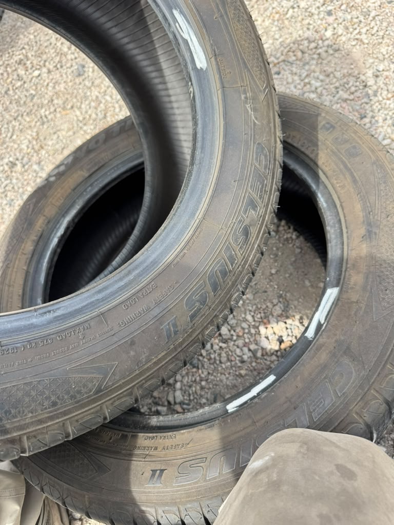 235/55R17 Pair (2 Used Tires) Toyo Celsius