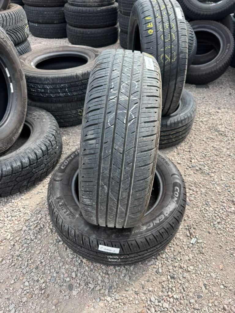 215/60R16 Pair (2 Used Tires) Caldera Confidence