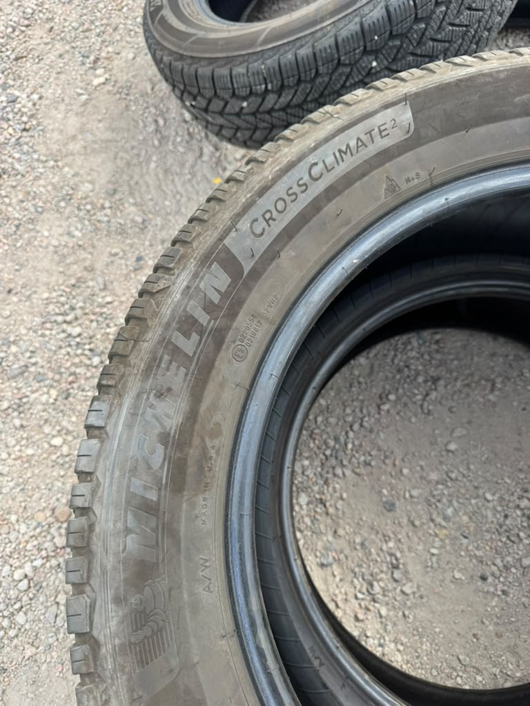 255/55R20 Pair (2 Used Tires) Michelin Cross Climate 2 - 📍 Commerce City