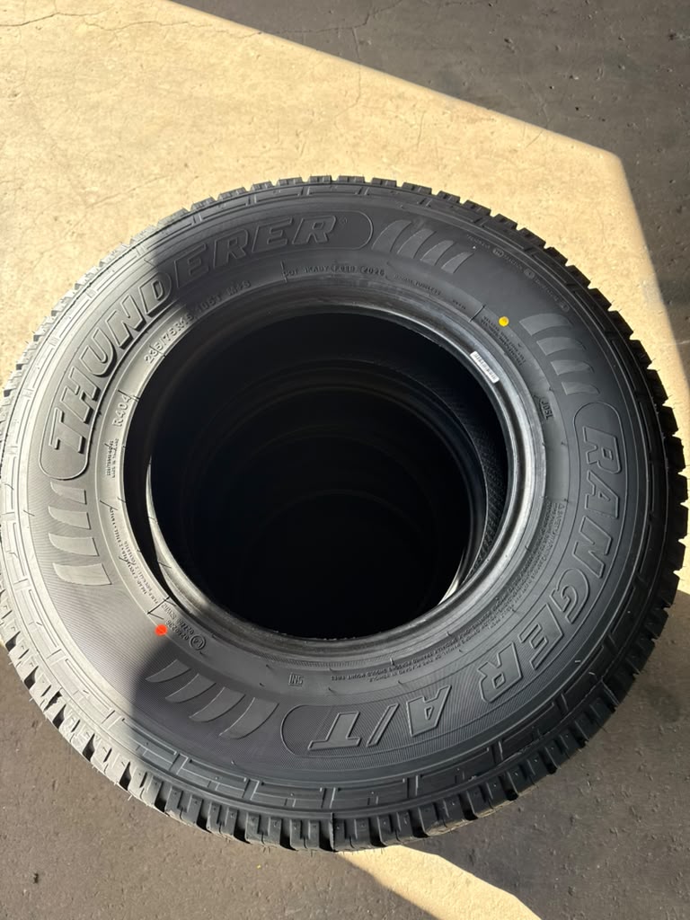 235/75R15 Set (4 Brand New Tires!!) Thunderer Ranger AT R404 - 📍 Commerce City