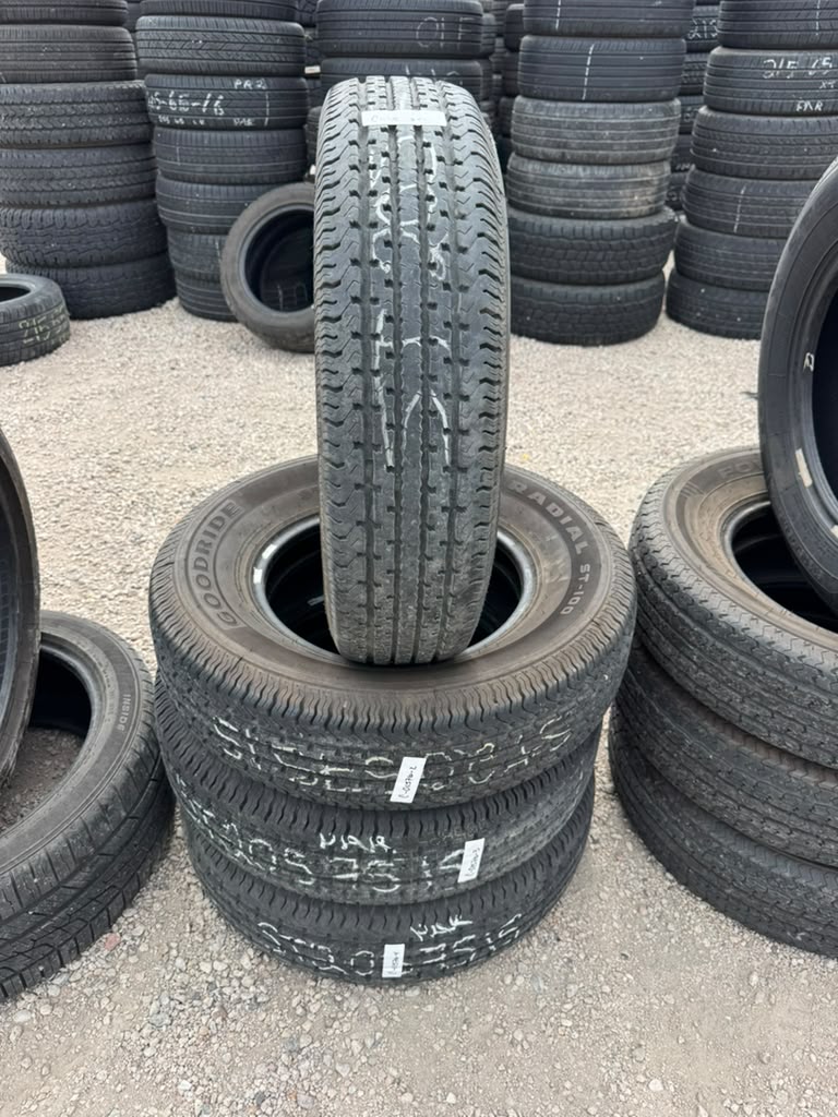 ST205/75R15 Set (4 Used Tires) GoodRide Radial ST-100 - 📍 Commerce City