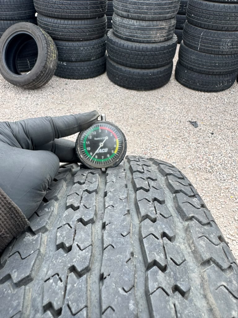 ST205/75R15 Set (4 Used Tires) Power King Towmax STR - 📍 Commerce City