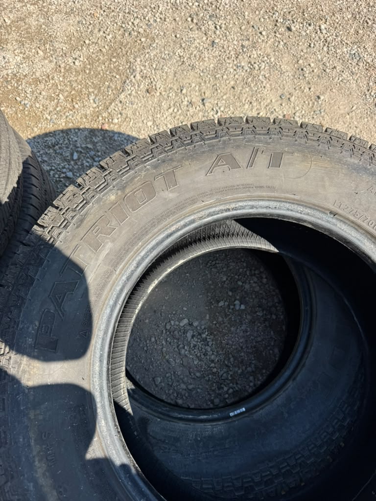 LT275/70R18 Pair (2 Used Tires) Patriot Tires - 📍 Commerce City
