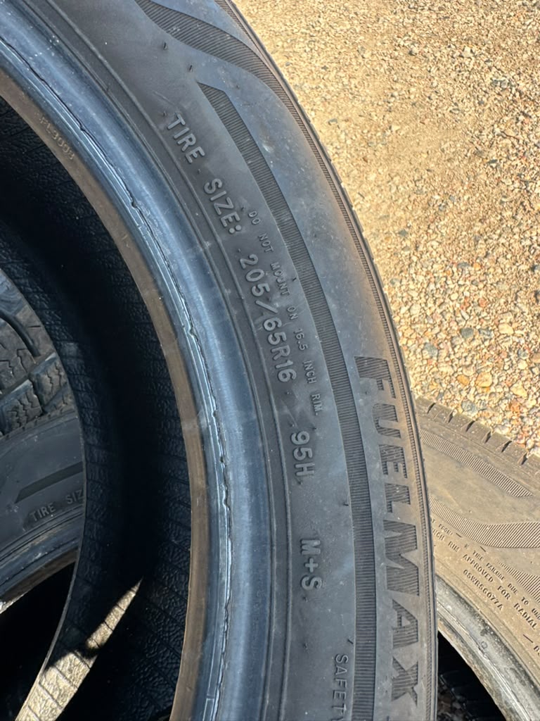 205/65R16 Pair (2 Used Tires) Goodyear Assurance FuelMax - 📍 Commerce City