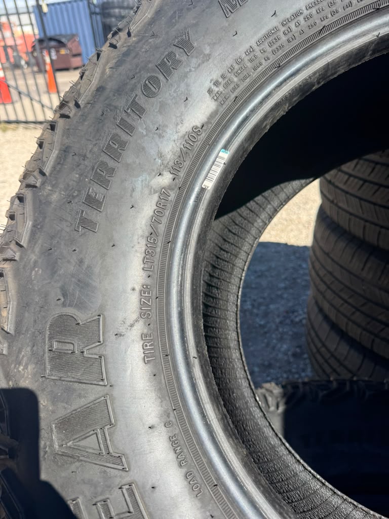 LT315/70R17 Pair (2 Used Tires) Goodyear Territory MT - 📍 Commerce City