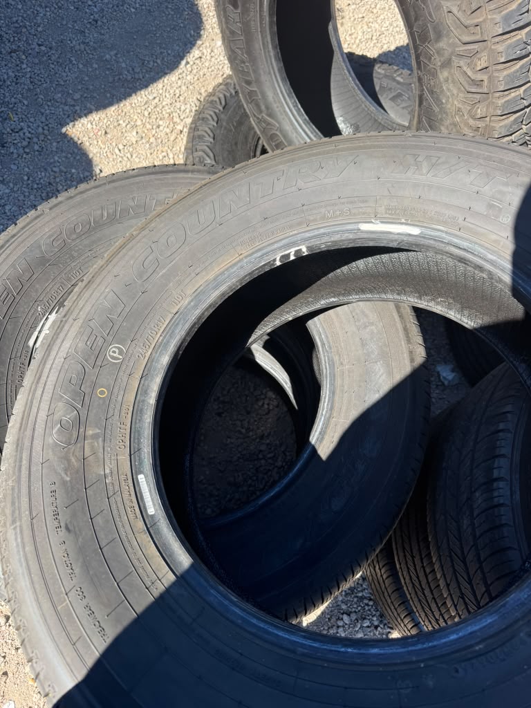 245/70R17 Set (4 Used Tires) Toyo Open Country H/T - 📍 Commerce City