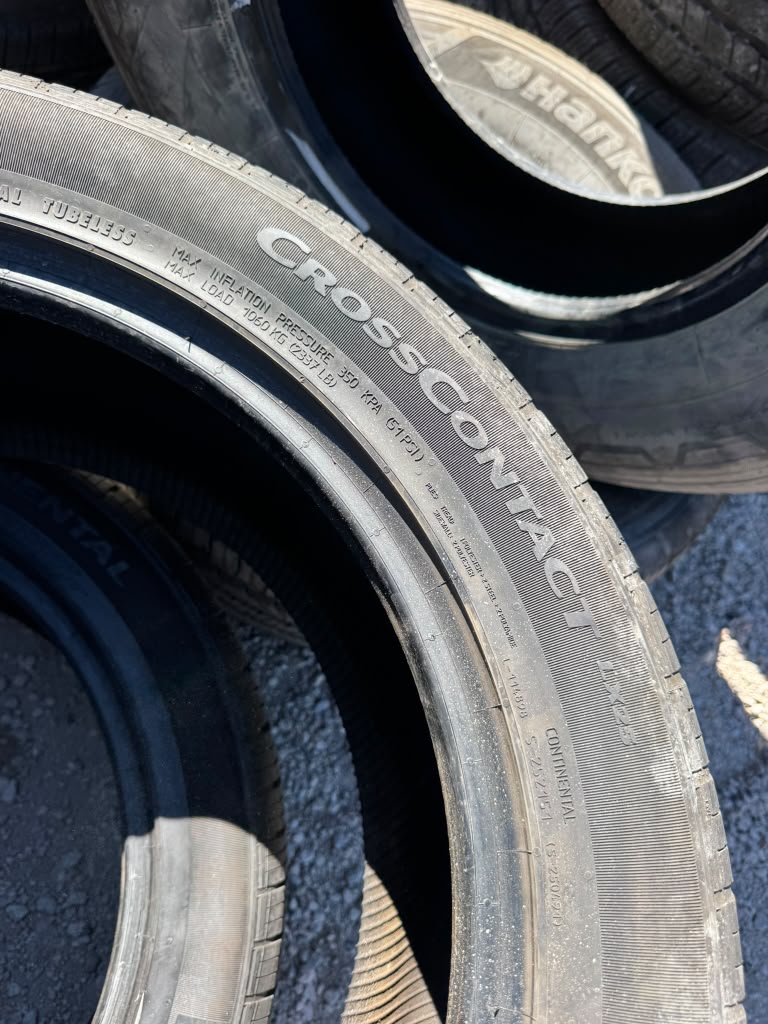 275/45R20 Pair (2 Used Tires) Continental Cross Contact LX25 - 📍 Commerce City