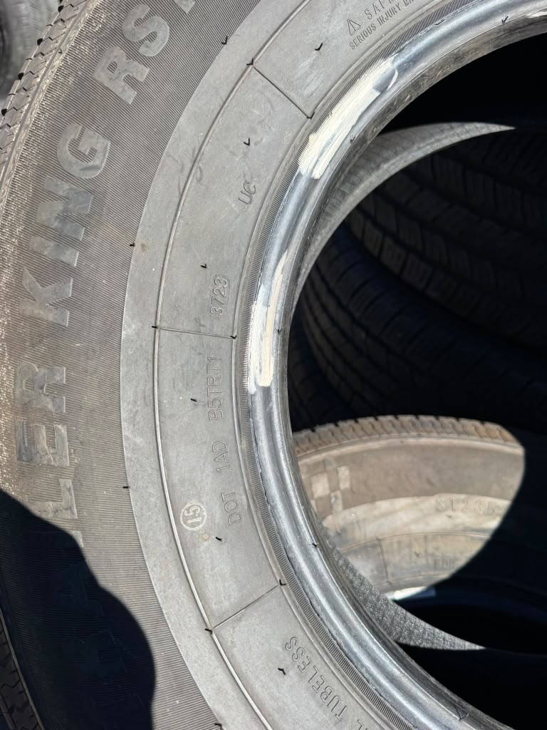 ST235/80R16 Set (4 Used Tires) Trailer King RST - 📍 Commerce City