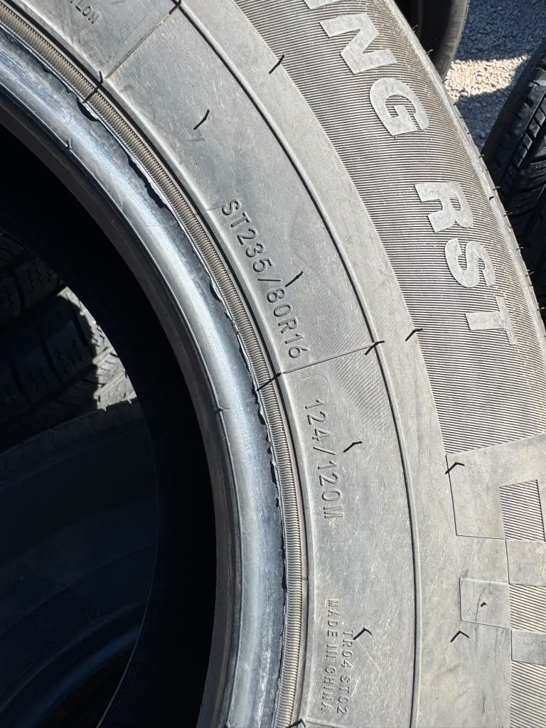 ST235/80R16 Set (4 Used Tires) Trailer King RST - 📍 Commerce City