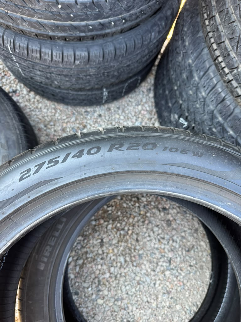 275/40R20 Pair (2 Used Tires) Pirelli P Zero Run Flat - 📍 Commerce City